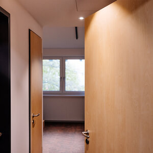 Entrance area of a resident's room